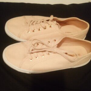 Pink Old Navy sneakers.